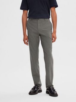 SELECTED HOMME - Men Grey Flex Slim Fit Pant