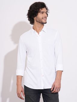 Being Human - Men White Full Sleeves Shirt