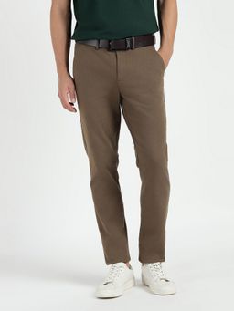 GANT - Men Brown Solid Slim Fit Pant