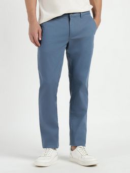 GANT - Blue Men Solid Slim Fit Pant