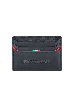 Ducati Corse - DTLUG2000304 Elegante Genuine Leather Card Holder