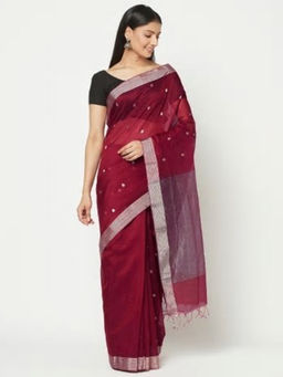 Fabindia - Cotton Silk Chanderi Woven Sari