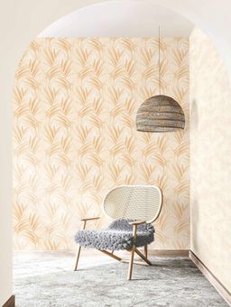 Excel - Wallpaper Eco Chic In Beige Textured Granules
