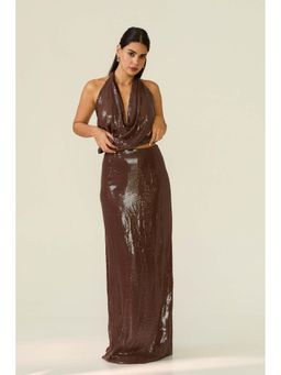 LABEL FROW - Bronze Cappuccino Top