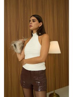 LABEL FROW - Ivory Lyla Top