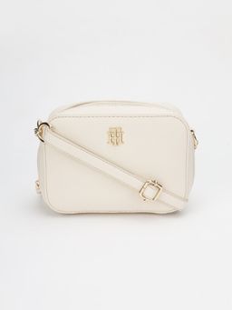 Tommy Hilfiger - Solid Beige Pu Sling Bag