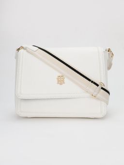 Tommy Hilfiger - Solid White Pu Sling Bag