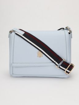 Tommy Hilfiger - Solid Blue Pu Sling Bag