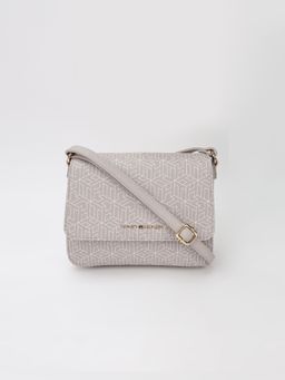 Tommy Hilfiger - Logo Beige Pu Sling Bag