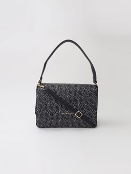 Tommy Hilfiger - Logo Blue Pu Handbag