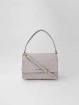 Tommy Hilfiger - Logo Beige Pu Handbag