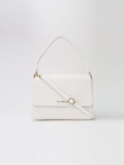 Tommy Hilfiger - Logo White Pu Handbag