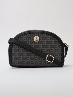 Tommy Hilfiger - Logo Black Pvc Sling Bag