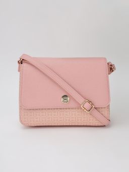 Tommy Hilfiger - Logo Pink Pvc Sling Bag