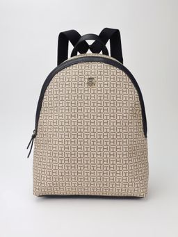 Tommy Hilfiger - Logo Beige Pvc Backpack