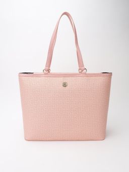 Tommy Hilfiger - Logo Pink Pvc Tote Bag