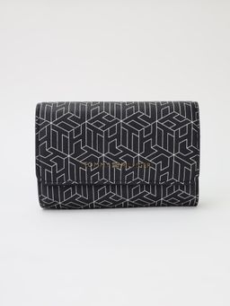 Tommy Hilfiger - Logo Blue Pu Tri-Fold Wallet