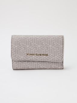 Tommy Hilfiger - Logo Beige Pu Tri-Fold Wallet