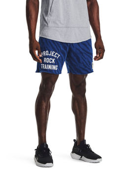 Under Armour - Project Rock Rival Fleece Print Shorts