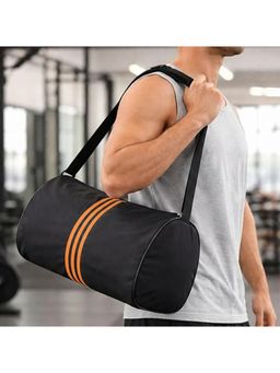 Strutt - Orange Stripe Gym Duffle Bag (M)