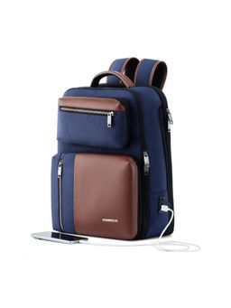 ONNIRICO - Navy Blue Sunset Ridge Laptop Travel Backpack