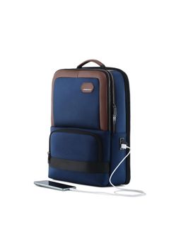 ONNIRICO - Navy Blue Sunset Ridge Laptop Travel Backpack