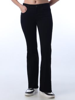 ONLY - Women Solid Straight Fit Black Jeans