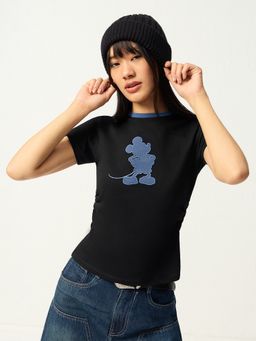 The Souled Store - Official Disney Old School Women Fitted T-Shirt