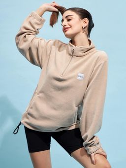 STREET 9 - Beige Oversize Sweatshirt