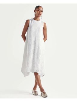 RAREISM - Self Design Off White Women Dress