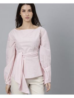 RAREISM - Tackle Pink Full Sleeves Solid Top