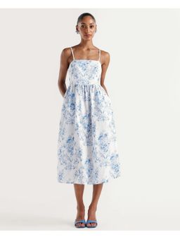 RAREISM - Floral White Women Dress