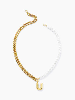 Cider - English Alphabet Letter Pendant Necklaces