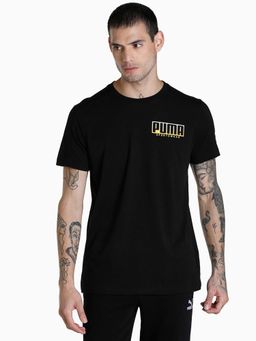 Puma - Power Colorblock Mens Black T-shirt