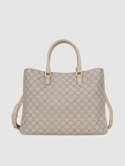 CARPISA ITALIA - Taupe Diana Womens Handbag with Belt (L)