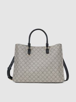 CARPISA ITALIA - Black Diana Womens Handbag with Belt (L)