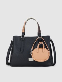 CARPISA ITALIA - Black Lucille Women Satchel Bag (M)