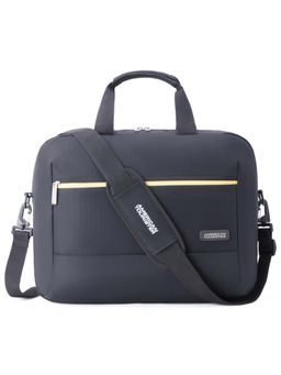American Tourister - Black Trend Biz Polyester Soft Side Messenger Bag (M)