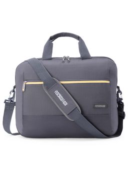 American Tourister - Grey Trend Biz Polyester Soft Side Messenger Bag (M)