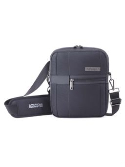 American Tourister - Black Luxe Biz Polyester Soft Side Shoulder Bag