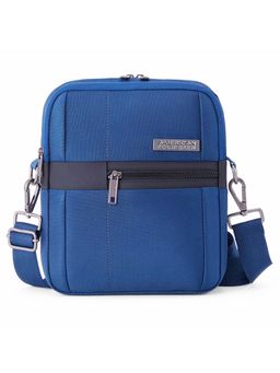 American Tourister - Blue Luxe Biz Polyester Soft Side Shoulder Bag