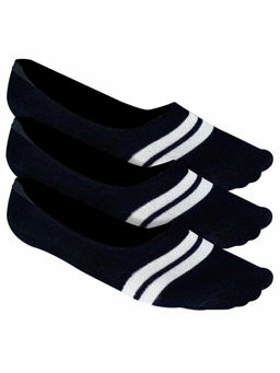 Heelium - Bamboo No Show Socks for Men, Odour Free, Low Cut, Pack of 3-Black