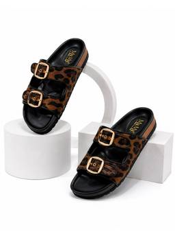 MyMy Footwear - Black Urban Safari Sandals
