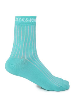 Jack & Jones - Pack of 3 Stripe Mid Length Socks - Multi-coloured (Pack of 3)