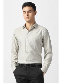 Van Heusen - Men Grey Formal Shirt