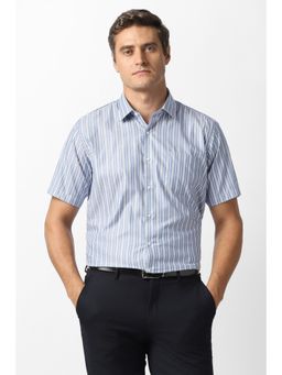 Van Heusen - Men Blue Formal Shirt