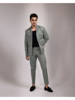 YOSEBA - Raakhshyam Green Jacket with Pant
