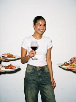 Uptownie - Cotton Lycra Fitted T-Shirt