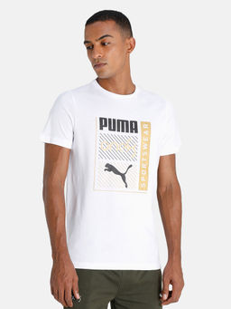 Puma - Vk Foil Graphic Tee Men White T-shirt