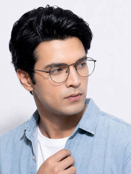 ROYAL SON - Unisex Round Spectacles Frame (Small)-RS007SF